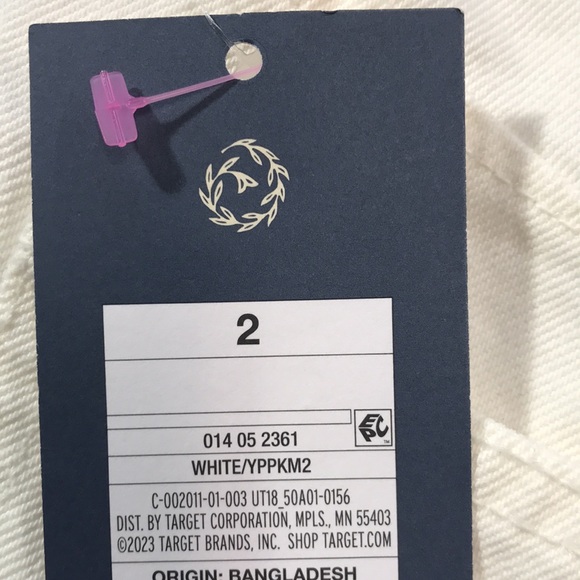 Women's High-Rise Curved Leg Barrel Jeans - Universal Thread Size 2 NWT - Picture 11 of 13